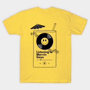 Listening To Marvin Gaye Smoothie T-Shirt